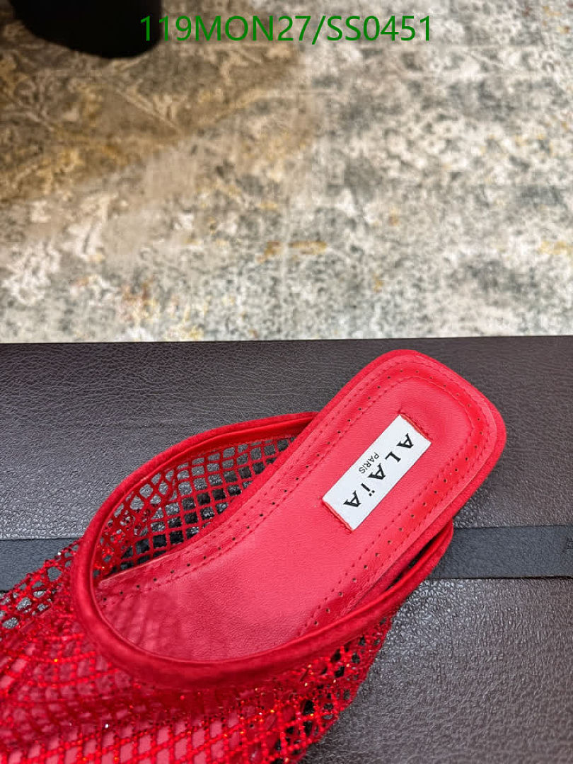Alaia-Women Shoes Code: SS0451 $: 119USD