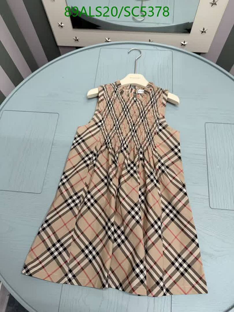 Burberry-Kids Clothing Code: SC5378 $: 89USD
