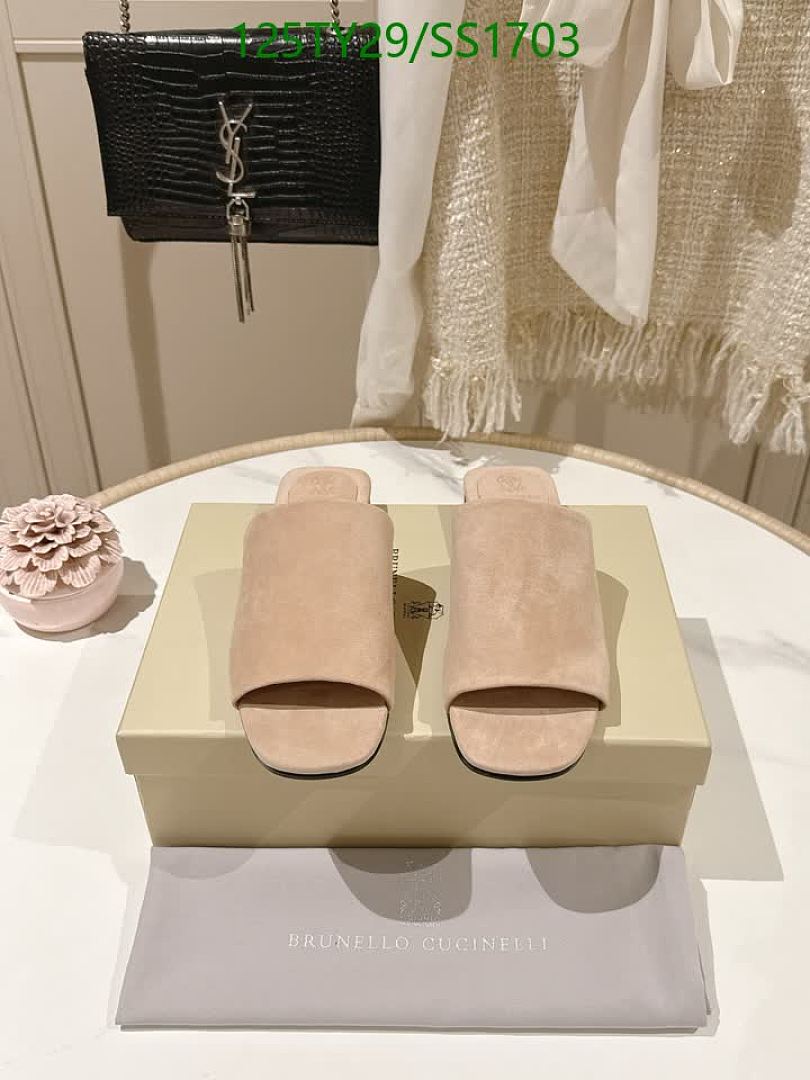 Brunello Cucinelli-Women Shoes Code: SS1703 $: 125USD