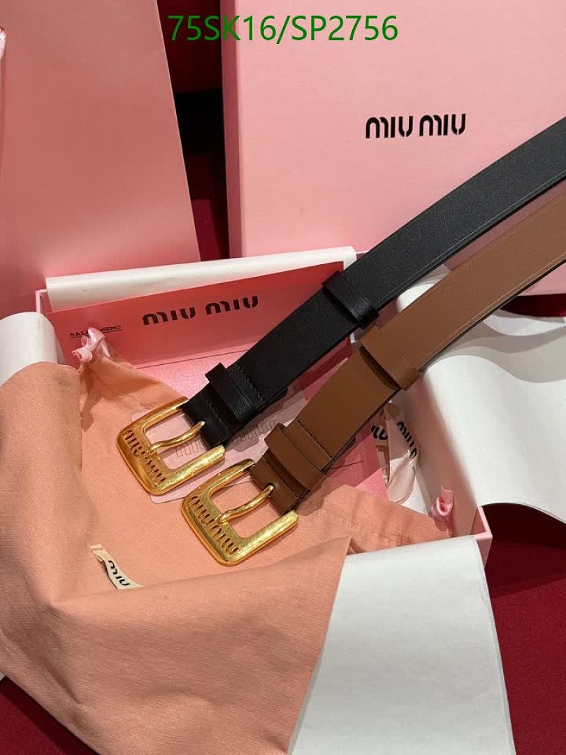 MIU MIU-Belts Code: SP2756 $: 75USD