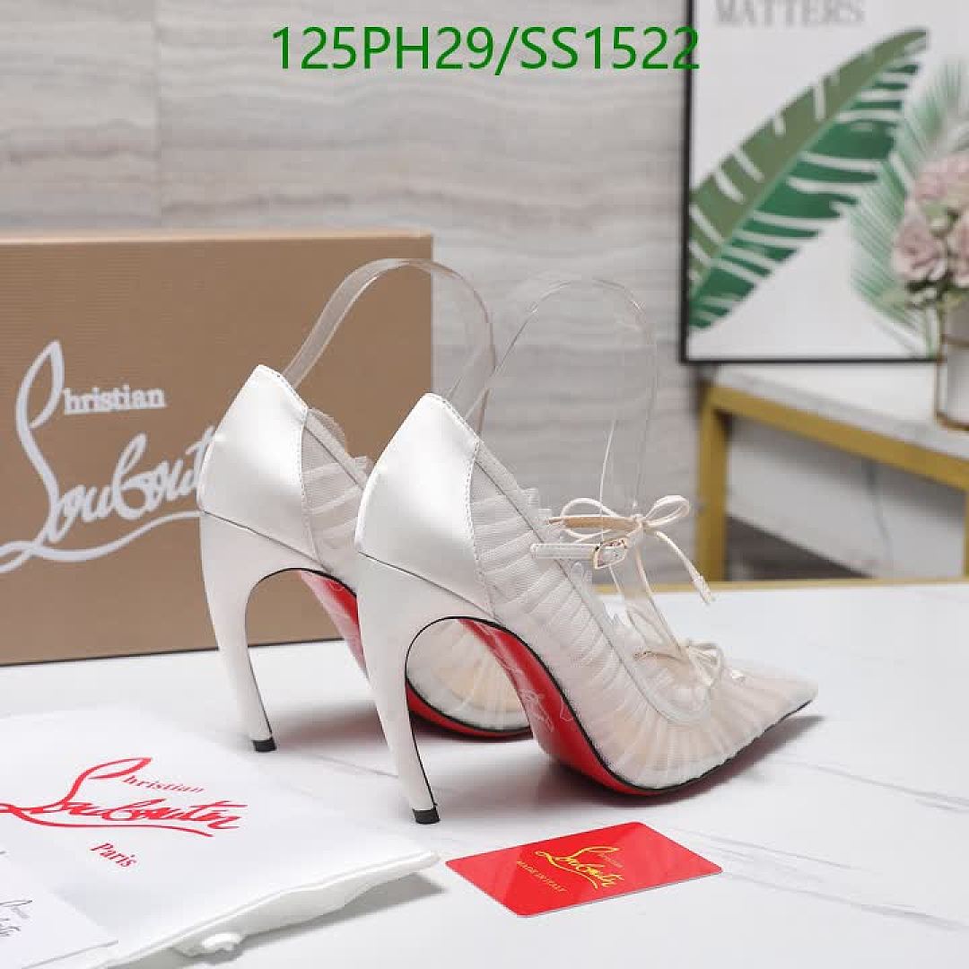 Christian Louboutin-Women Shoes Code: SS1522 $: 125USD