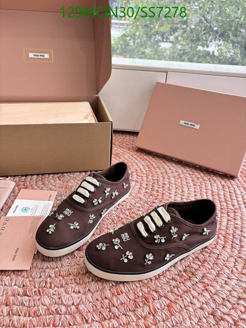 Miu Miu-Women Shoes Code: SS7278 $: 129USD