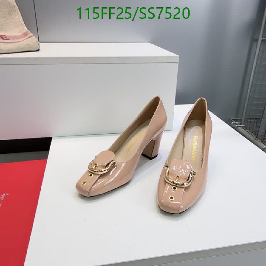 Ferragamo-Women Shoes Code: SS7520 $: 115USD