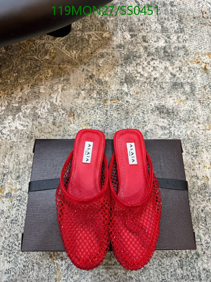 Alaia-Women Shoes Code: SS0451 $: 119USD