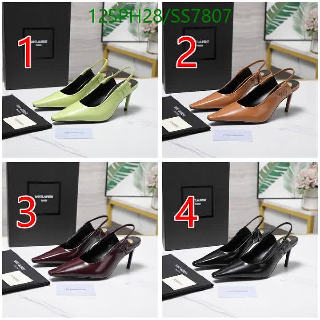 YSL-Women Shoes Code: SS7807 $: 125USD