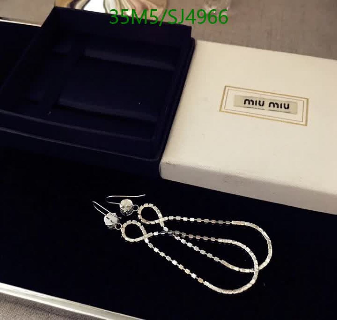 Miu Miu-Jewelry Code: SJ4966 $: 35USD