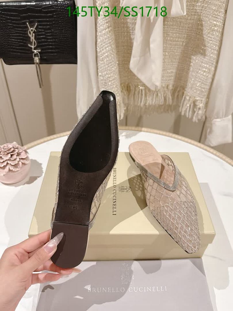 Brunello Cucinelli-Women Shoes Code: SS1718 $: 145USD