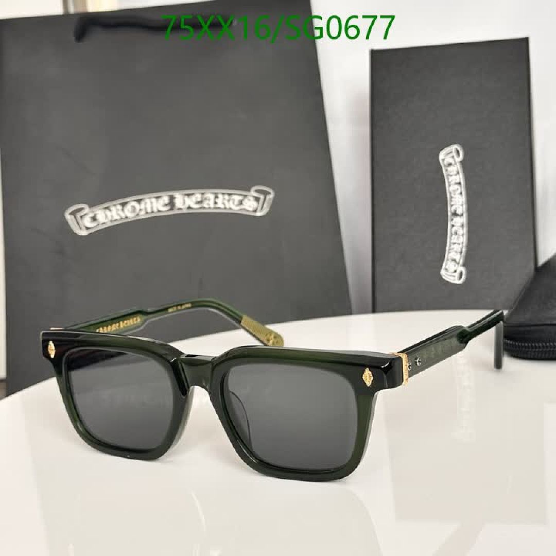 Chrome Hearts-Glasses Code: SG0677 $: 75USD