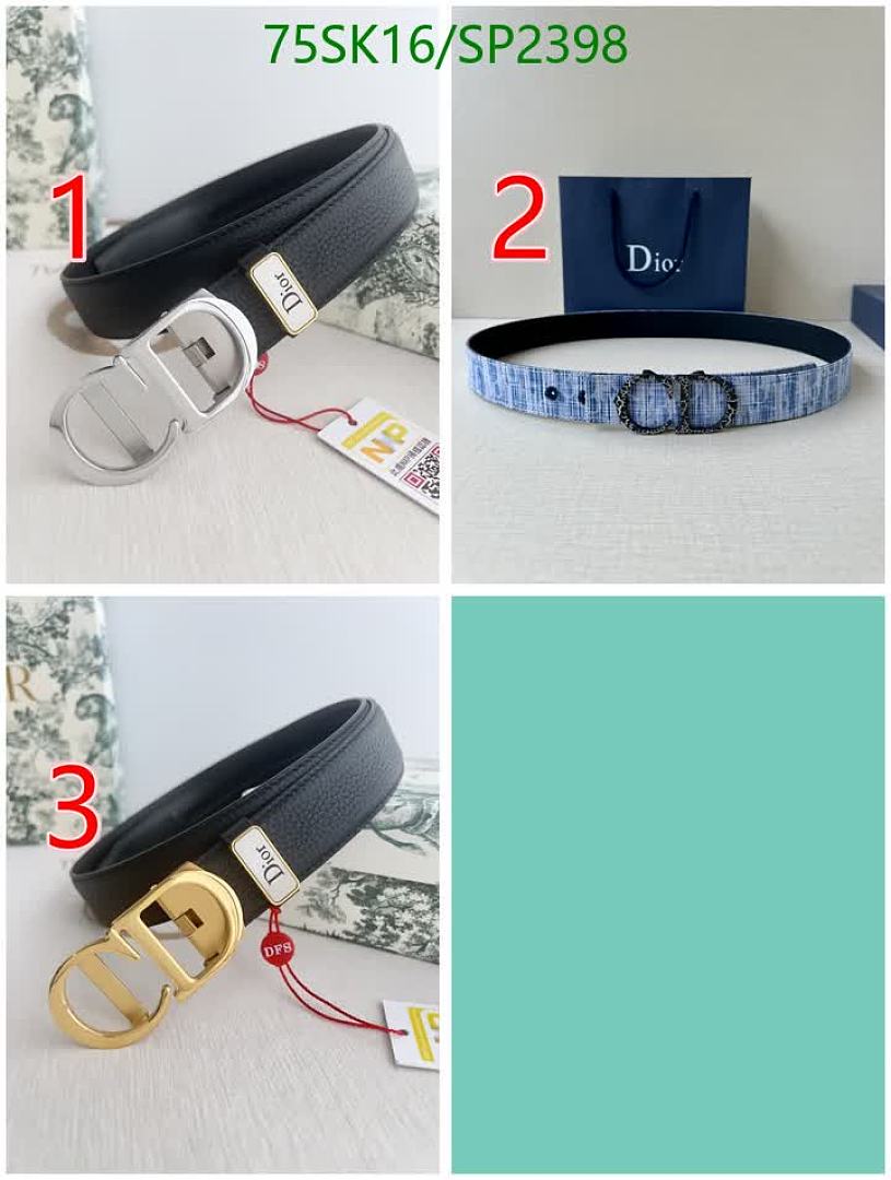 Dior-Belts Code: SP2398 $: 75USD