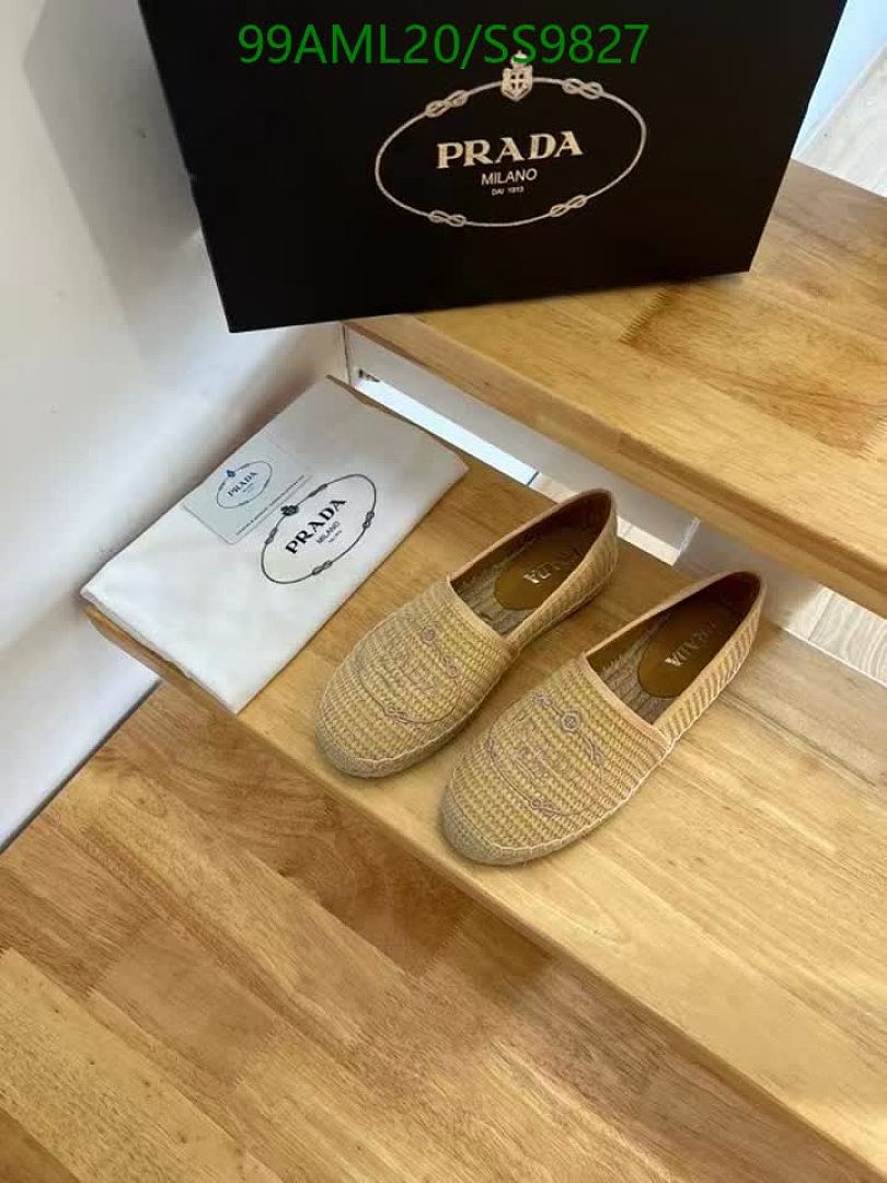 Prada-Women Shoes Code: SS9827 $: 99USD