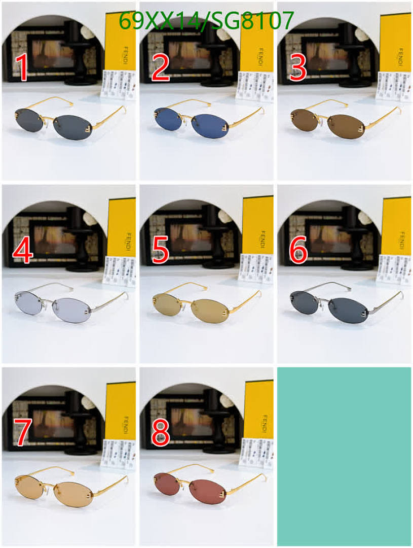 Fendi-Glasses Code: SG8107 $: 69USD
