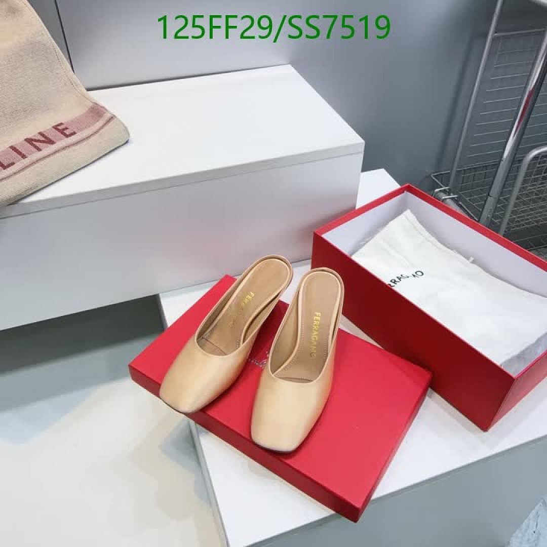Ferragamo-Women Shoes Code: SS7519 $: 125USD