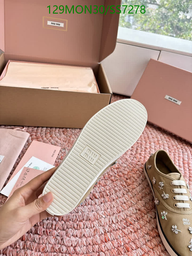 Miu Miu-Women Shoes Code: SS7278 $: 129USD