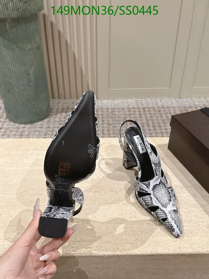 Alaia-Women Shoes Code: SS0445 $: 149USD