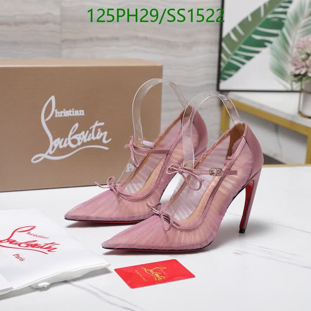 Christian Louboutin-Women Shoes Code: SS1522 $: 125USD
