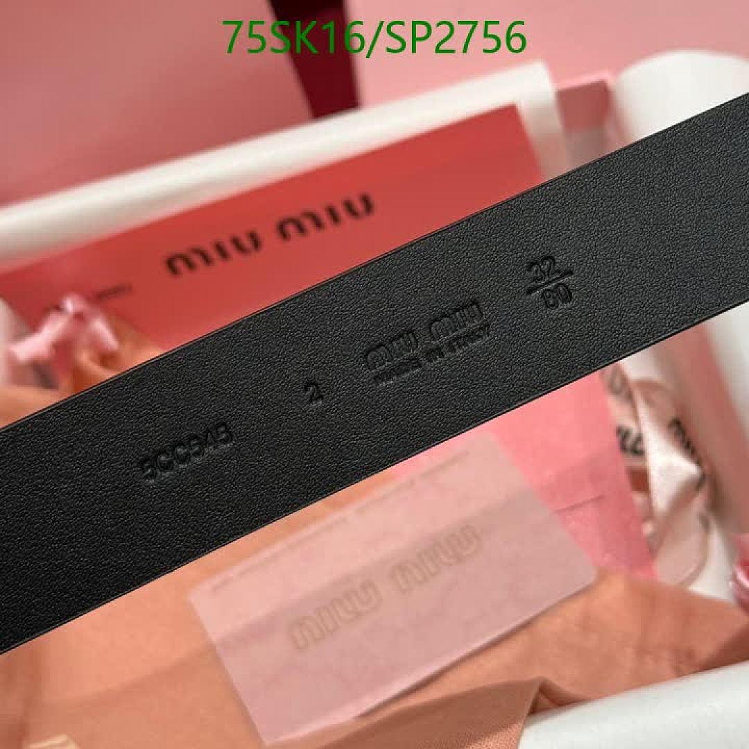 MIU MIU-Belts Code: SP2756 $: 75USD