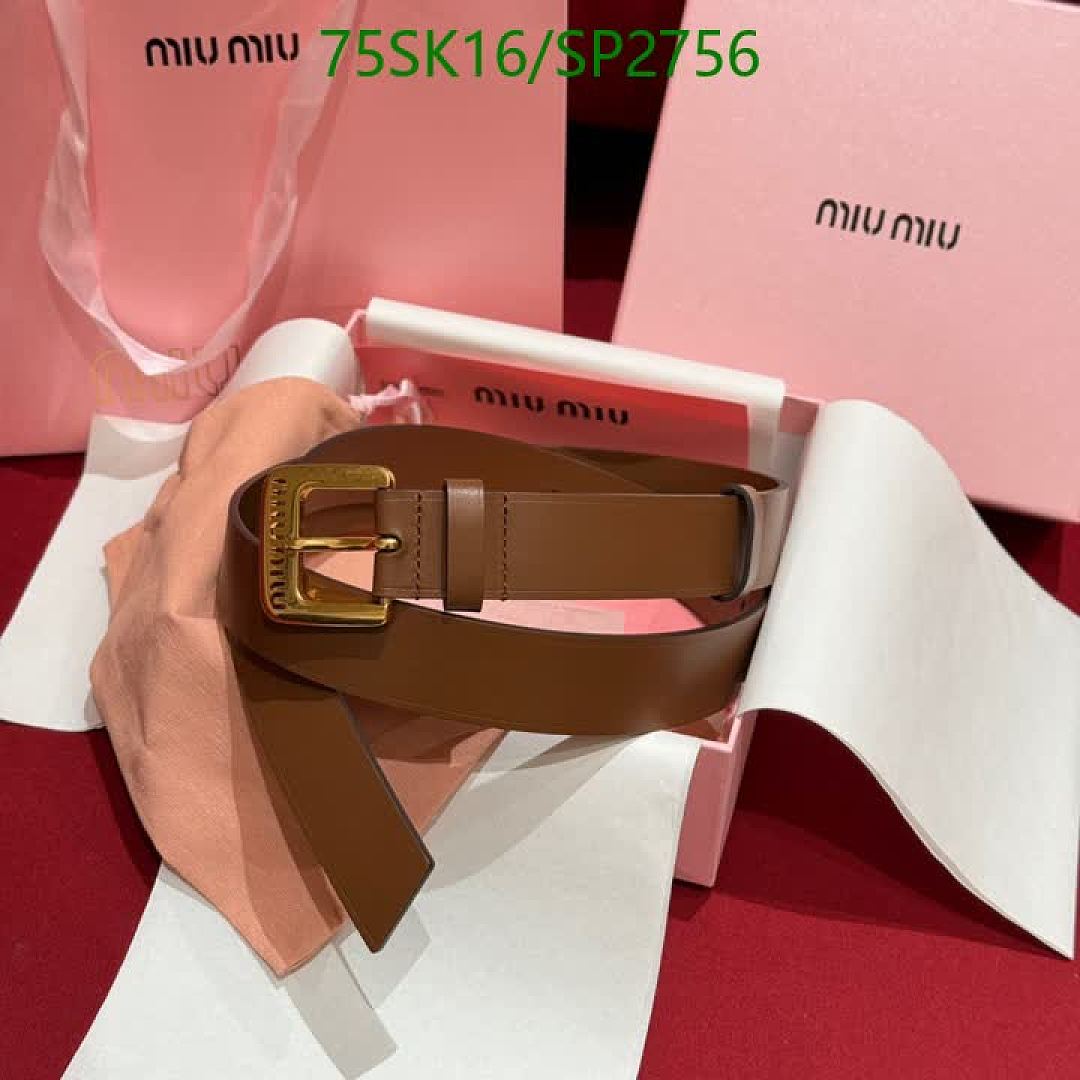 MIU MIU-Belts Code: SP2756 $: 75USD