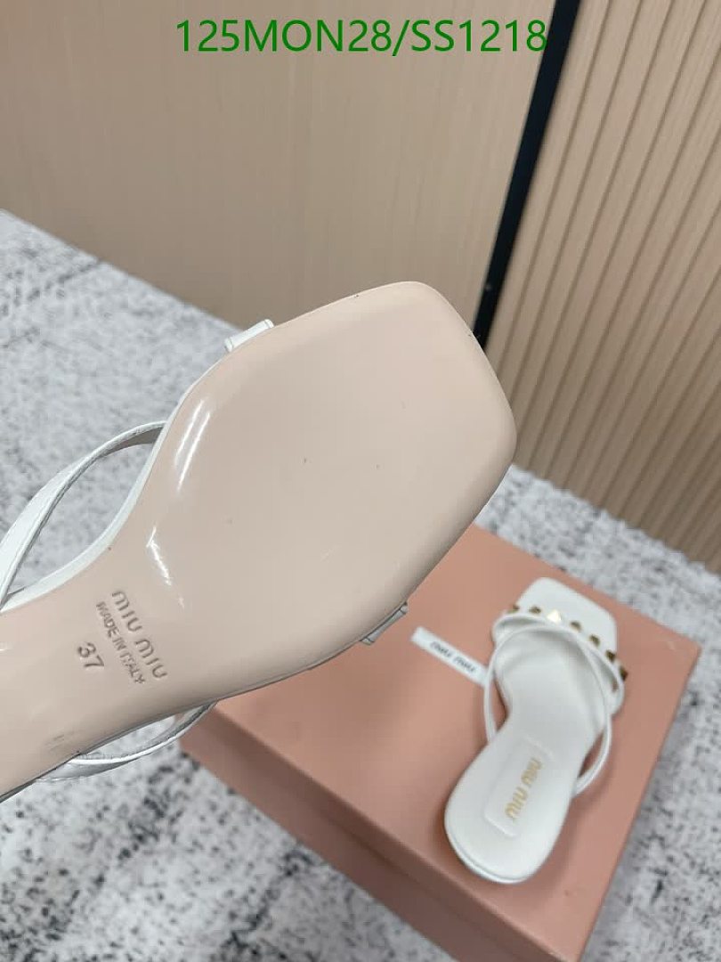 Miu Miu-Women Shoes Code: SS1218 $: 125USD