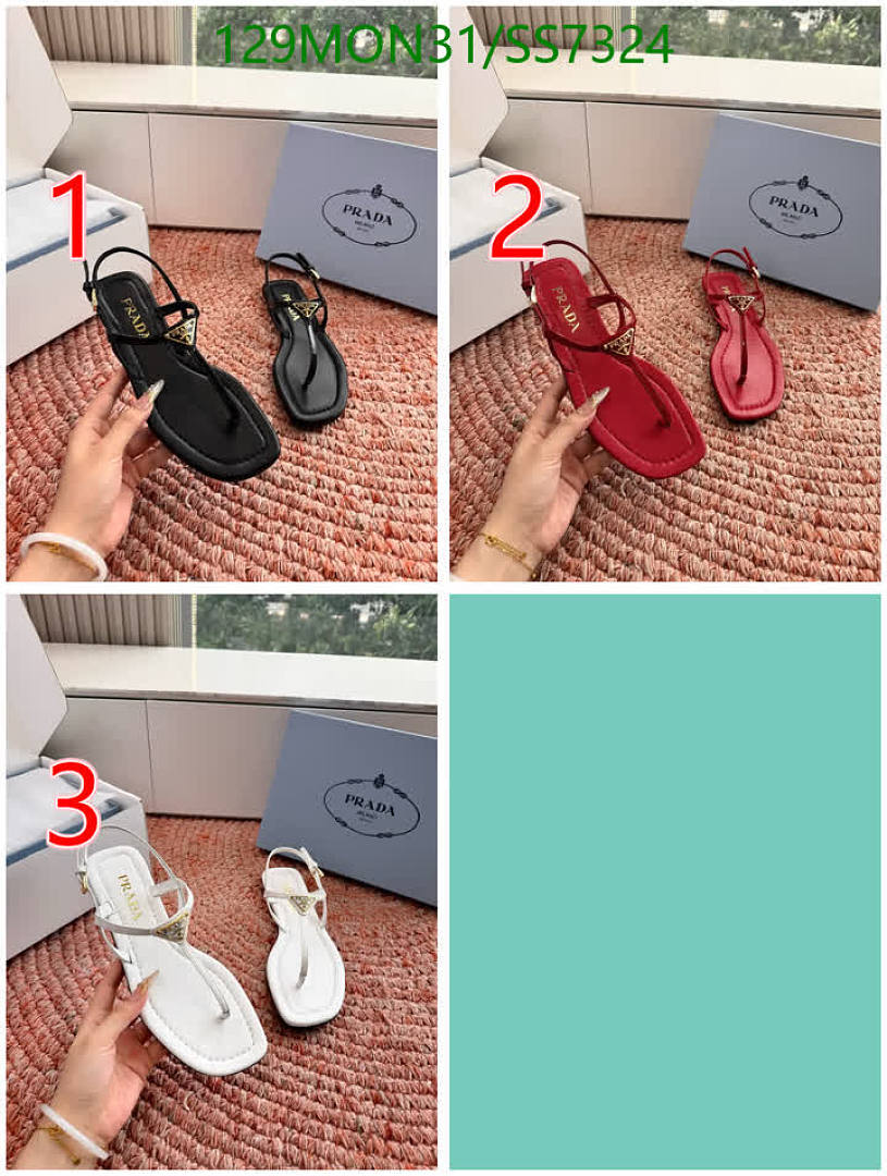 Prada-Women Shoes Code: SS7324 $: 129USD