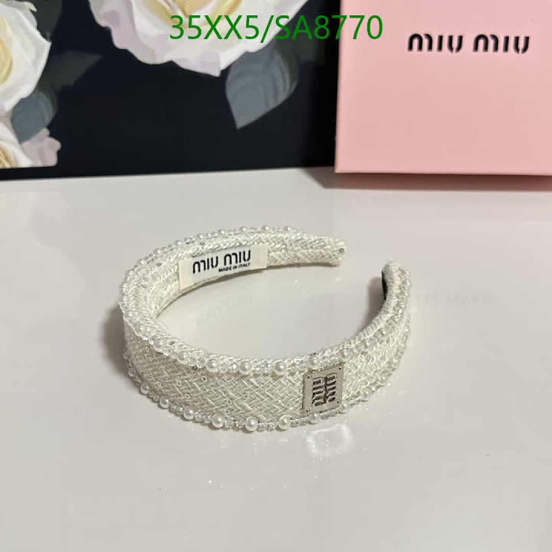 MIU MIU-Headband Code: SA8770 $: 35USD