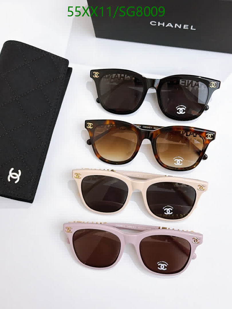 Chanel-Glasses Code: SG8009 $: 55USD