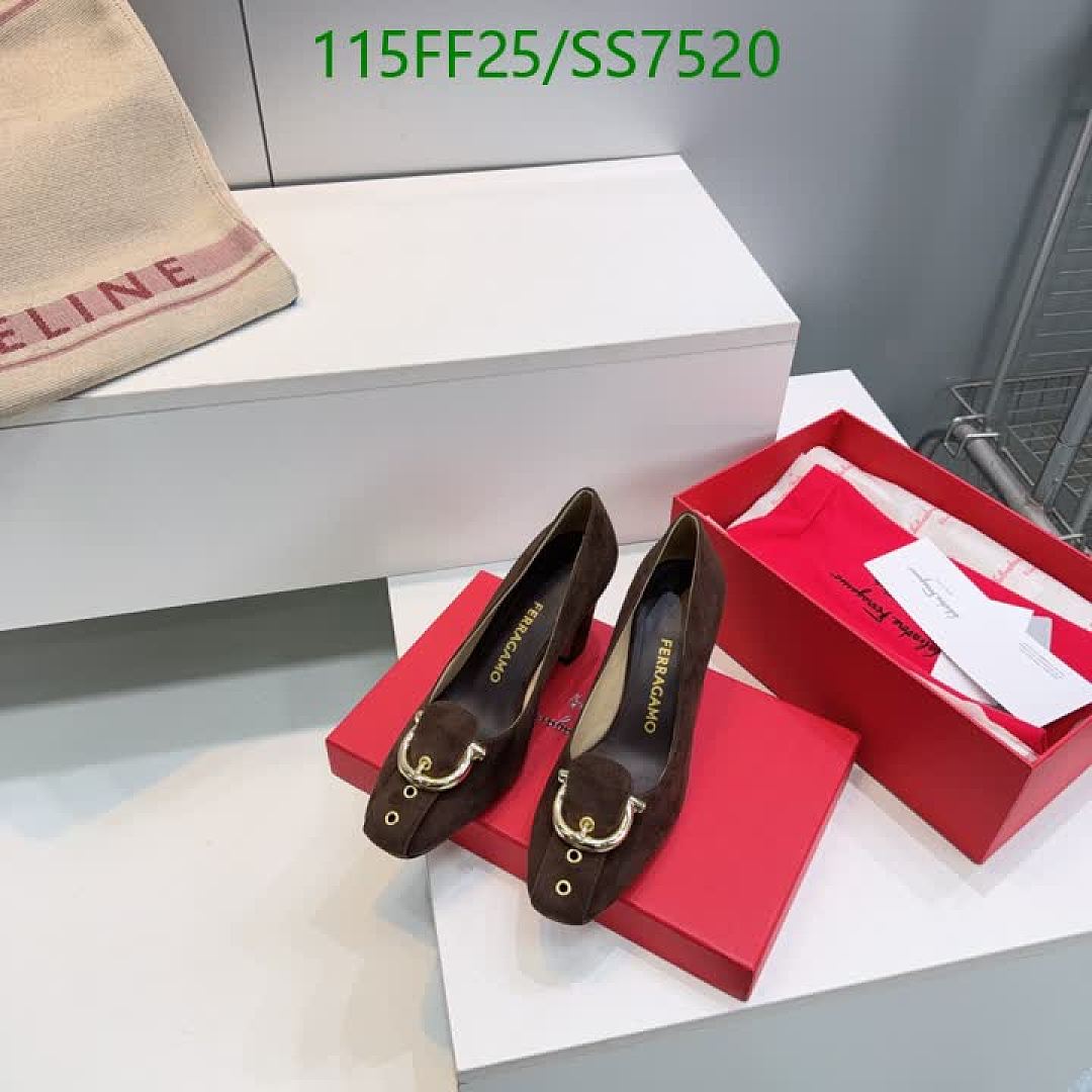 Ferragamo-Women Shoes Code: SS7520 $: 115USD