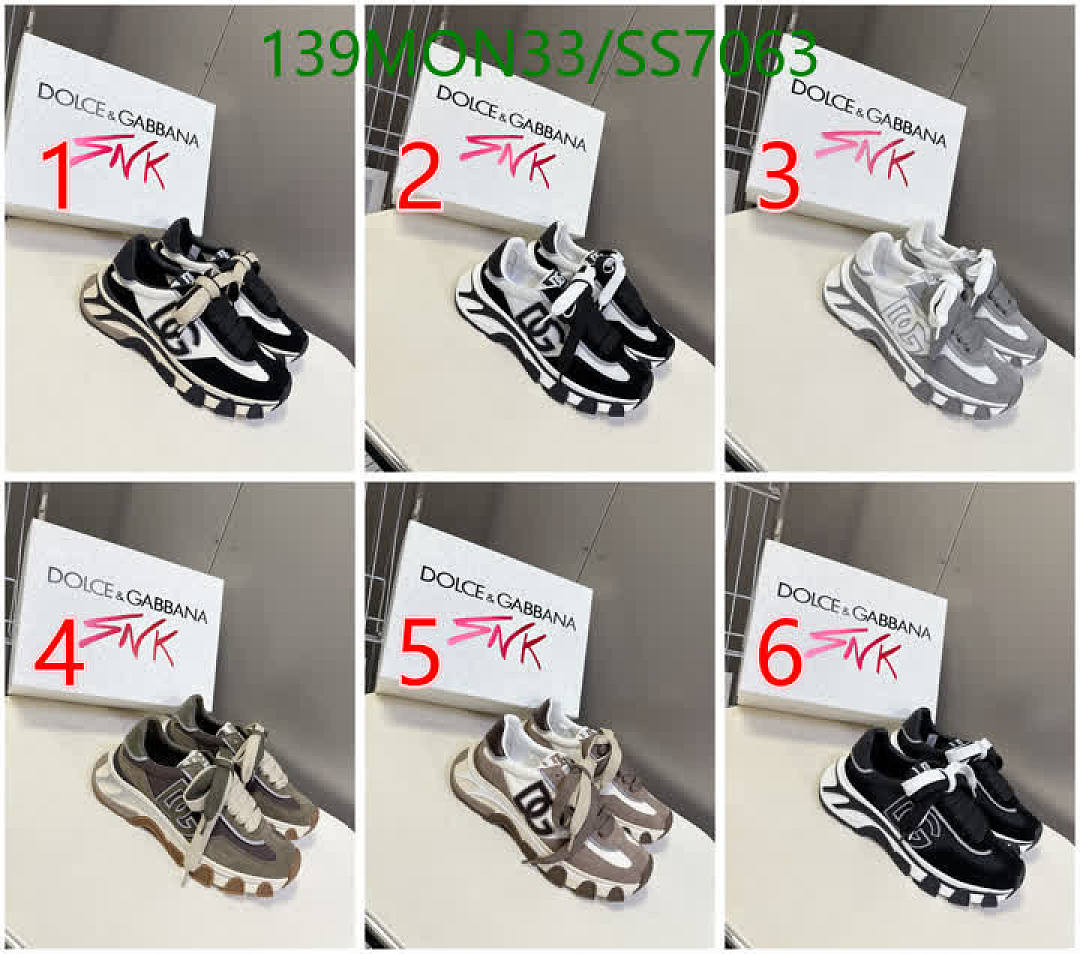 D&G-Women Shoes Code: SS7063 $: 139USD