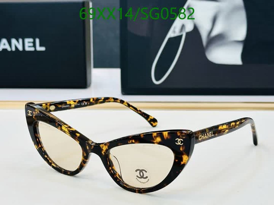 Chanel-Glasses Code: SG0582 $: 69USD