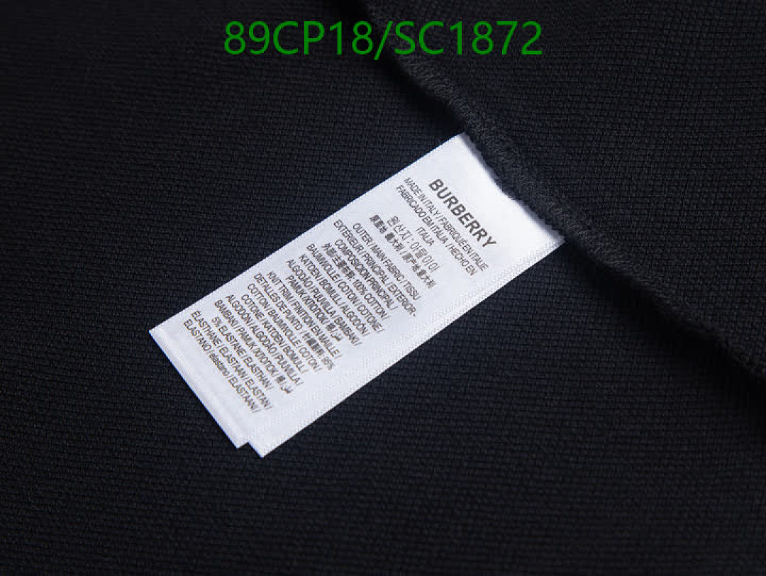 Burberry-Clothing Code: SC1872 $: 89USD