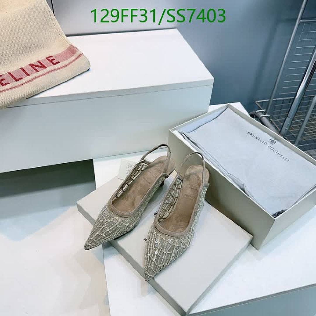 Brunello Cucinelli-Women Shoes Code: SS7403 $: 129USD