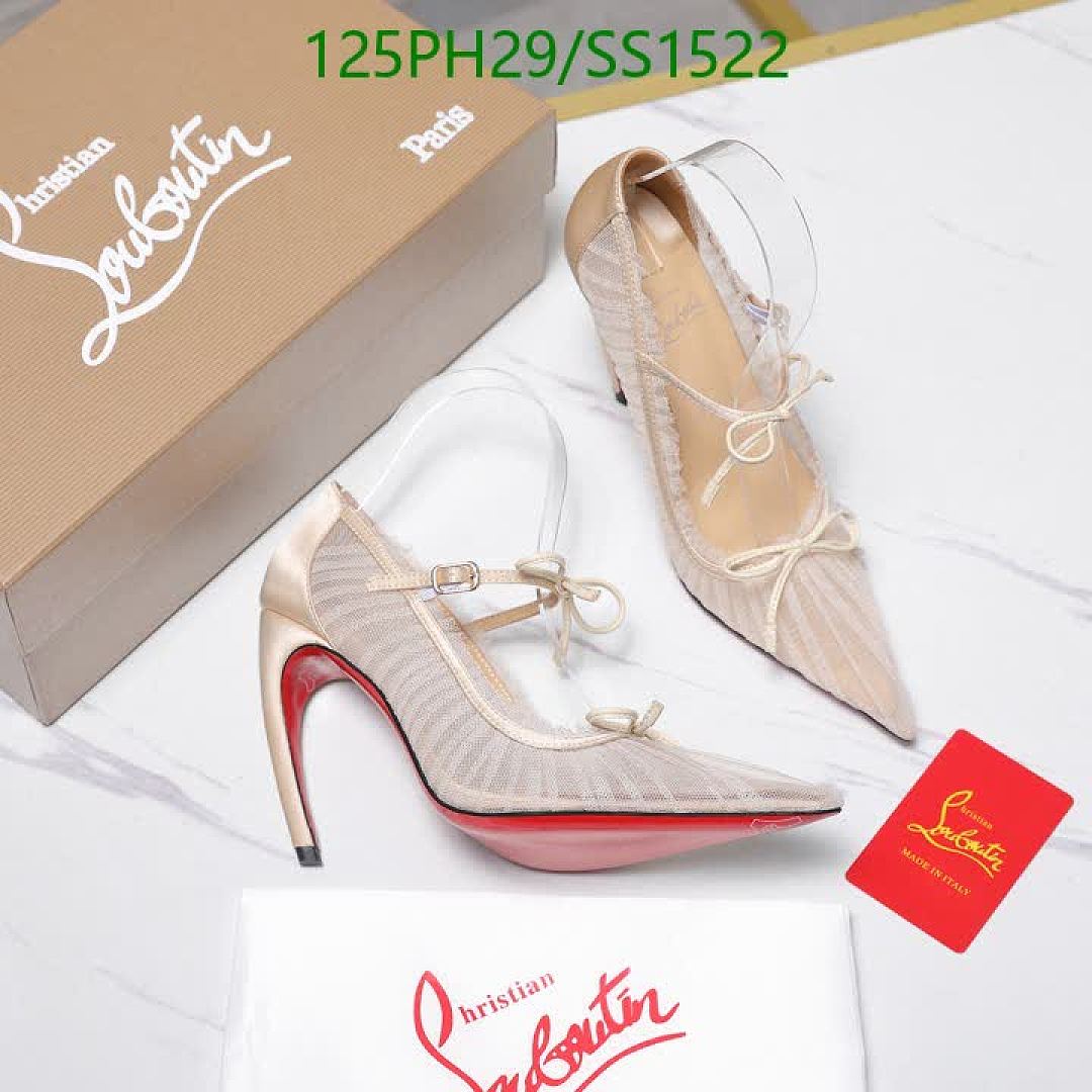 Christian Louboutin-Women Shoes Code: SS1522 $: 125USD
