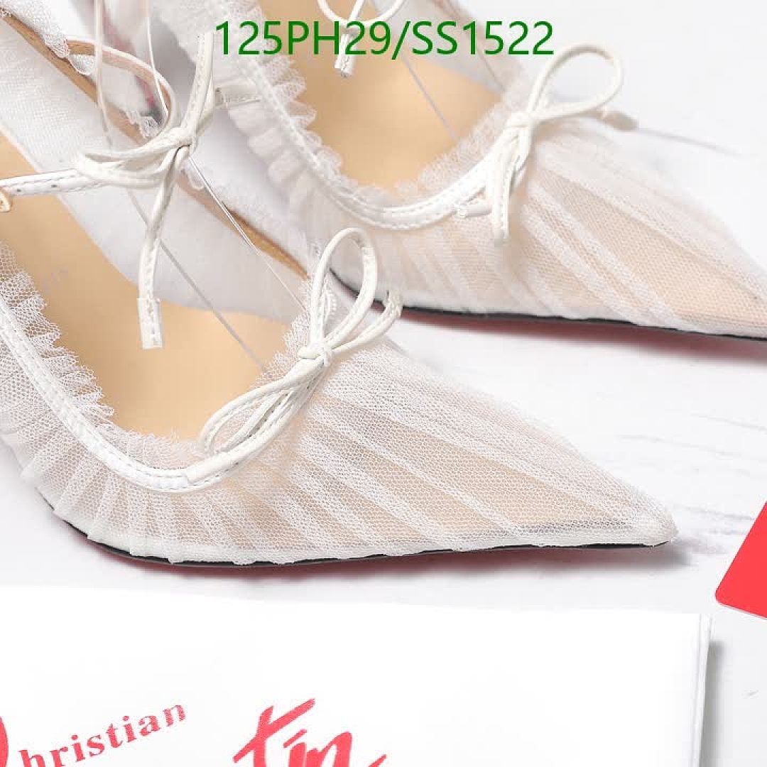 Christian Louboutin-Women Shoes Code: SS1522 $: 125USD