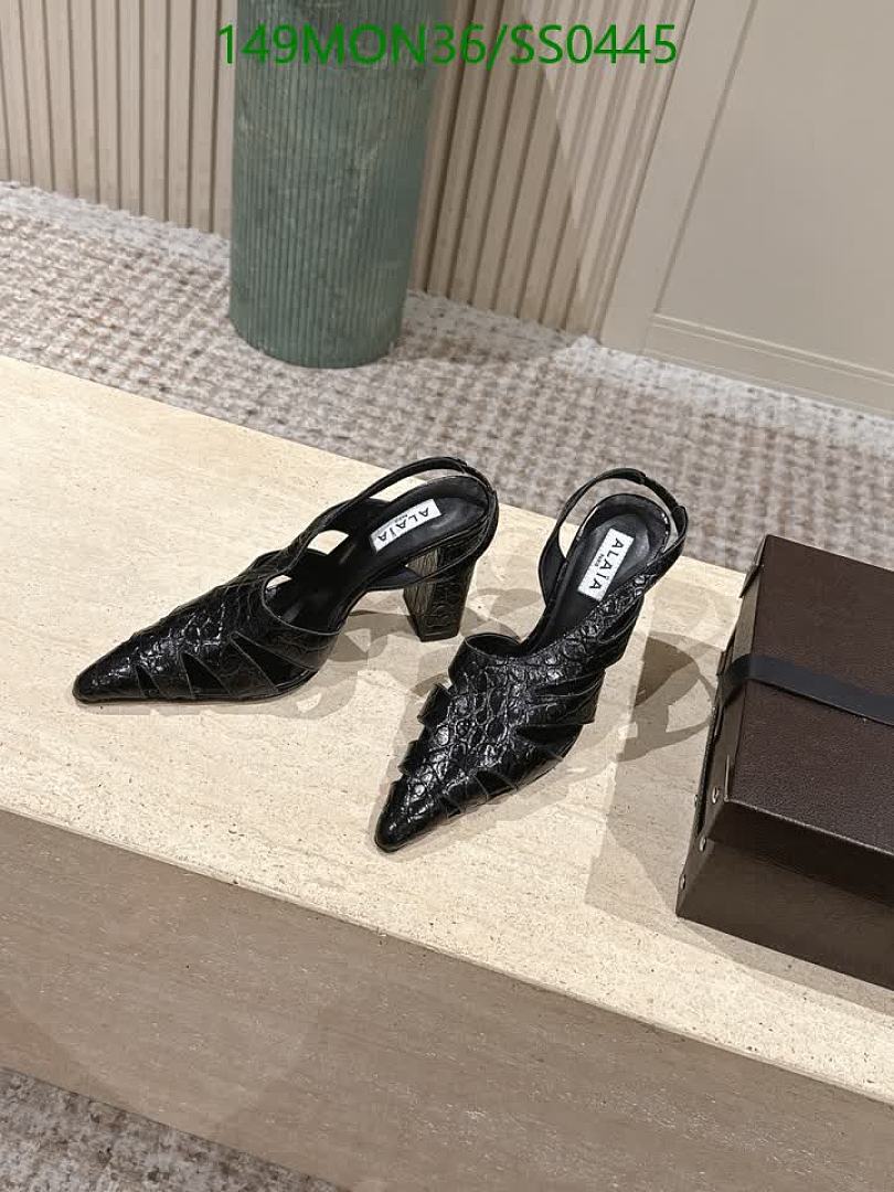 Alaia-Women Shoes Code: SS0445 $: 149USD