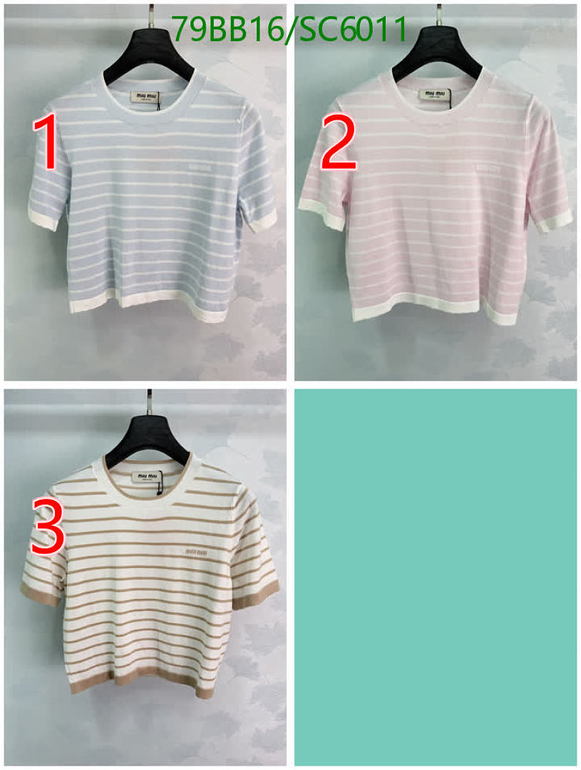 Miu Miu-Clothing Code: SC6011 $: 79USD