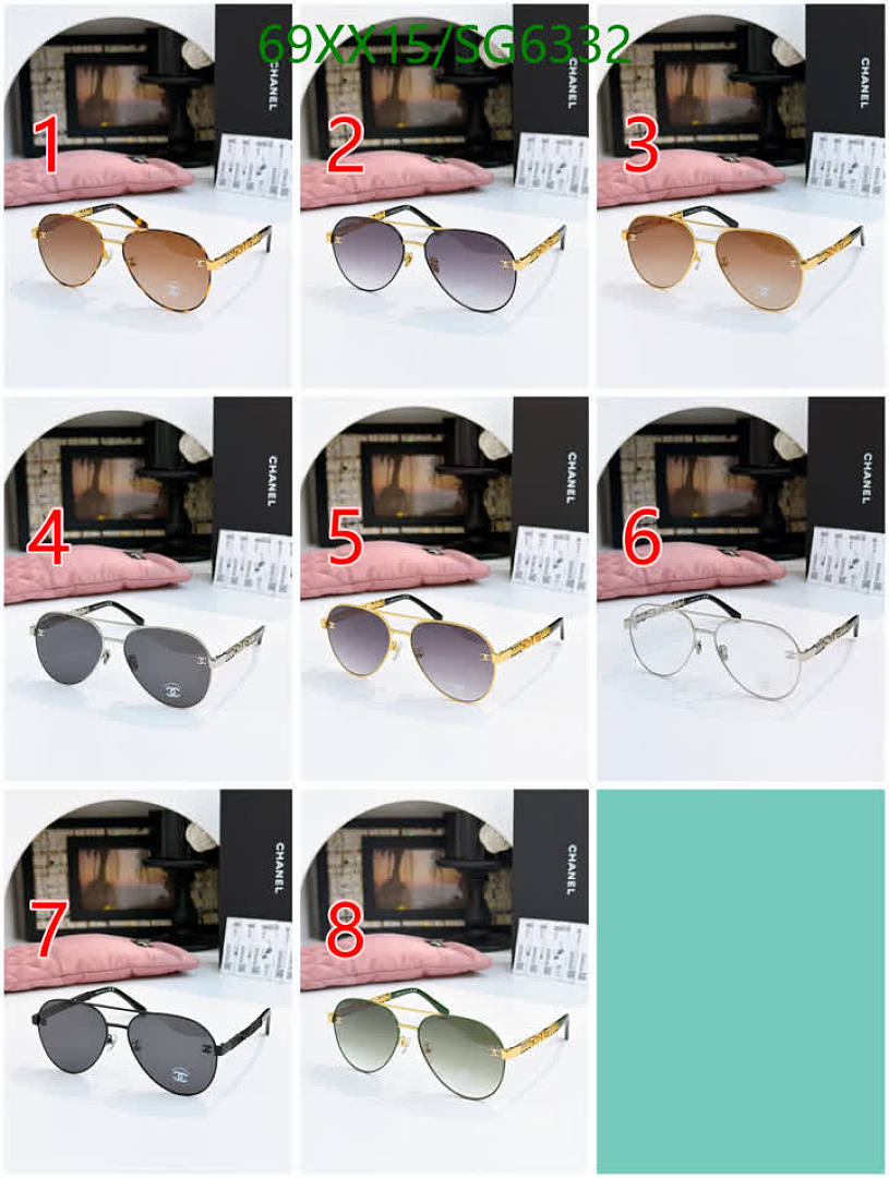Chanel-Glasses Code: SG6332 $: 69USD