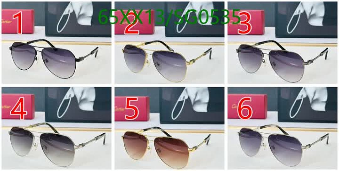 Cartier-Glasses Code: SG0535 $: 65USD