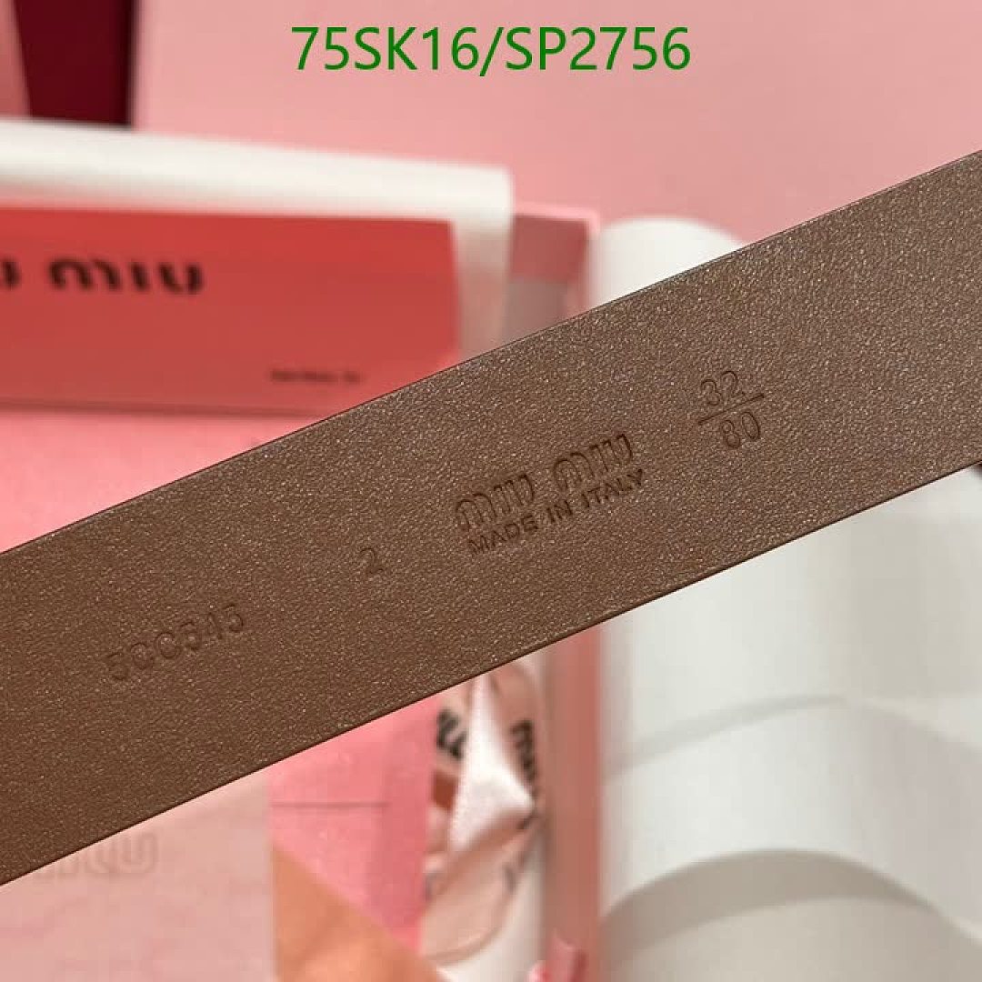 MIU MIU-Belts Code: SP2756 $: 75USD
