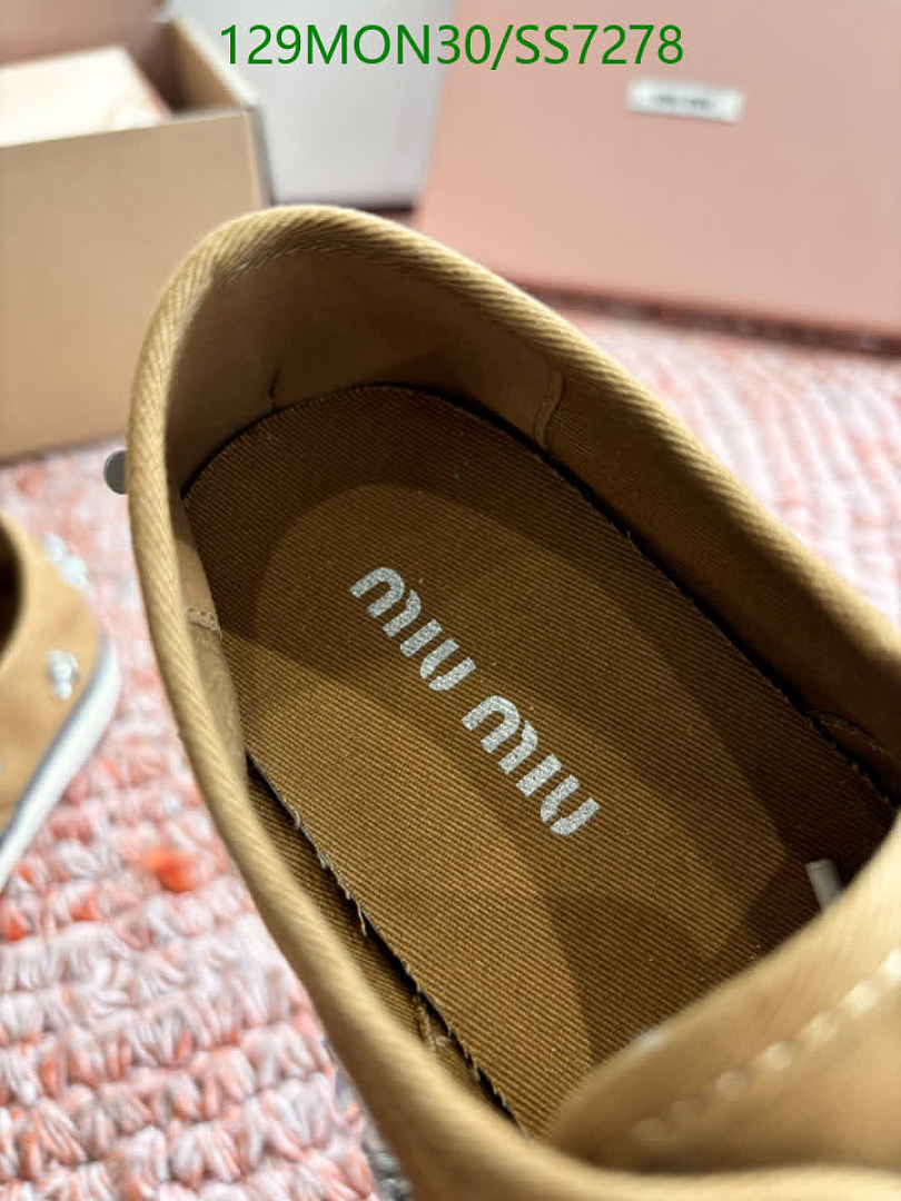 Miu Miu-Women Shoes Code: SS7278 $: 129USD