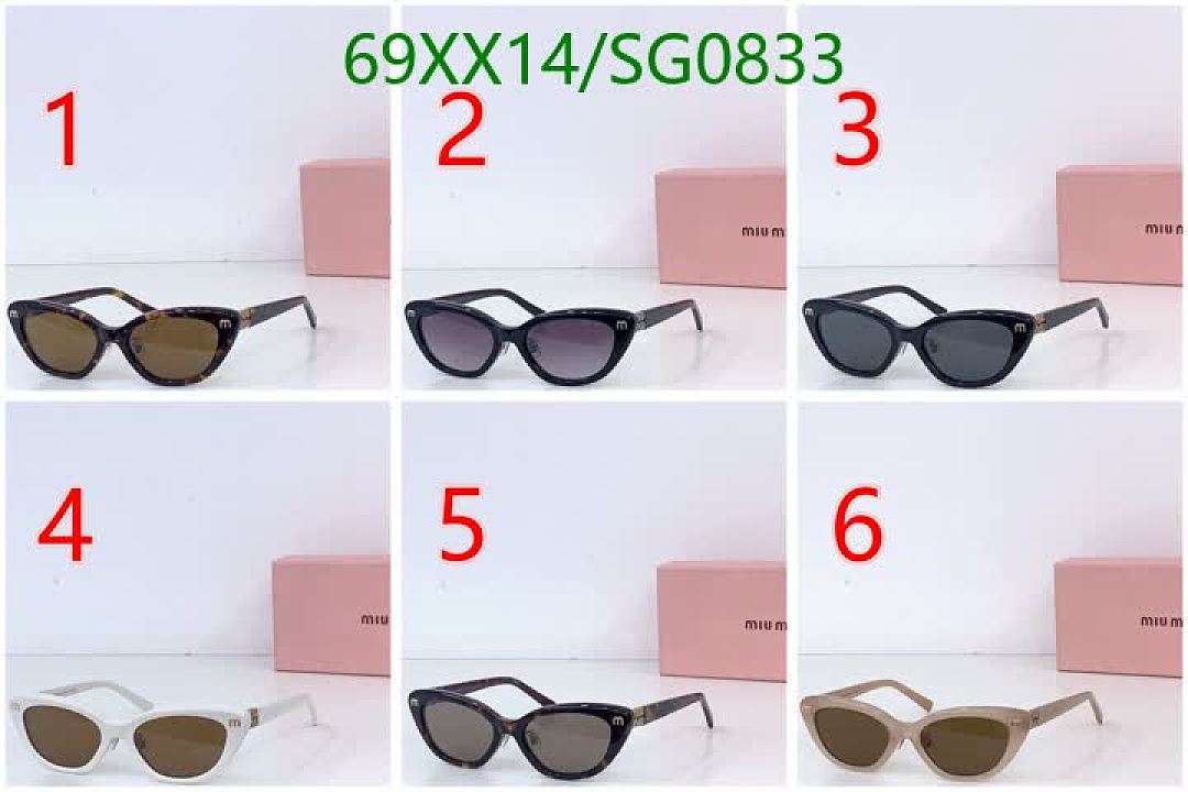 Miu Miu-Glasses Code: SG0833 $: 69USD