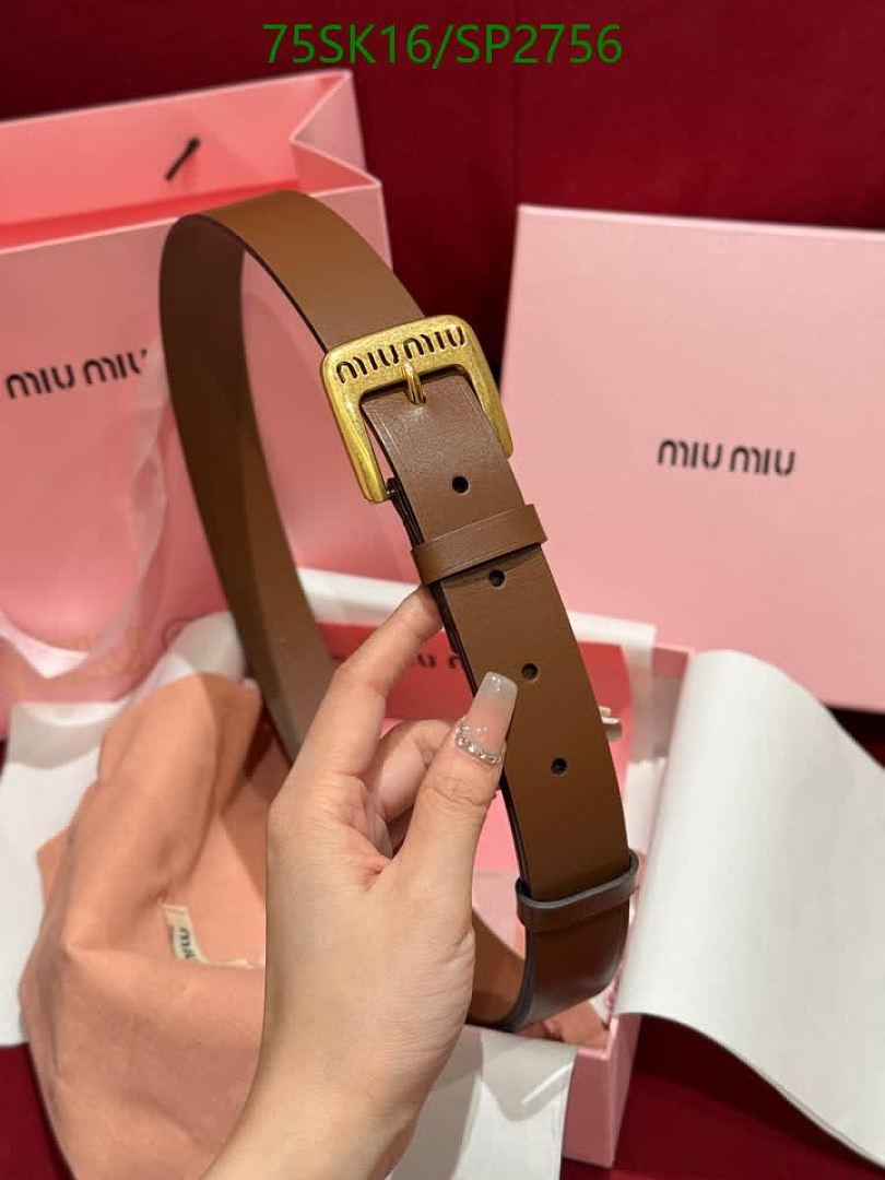 MIU MIU-Belts Code: SP2756 $: 75USD