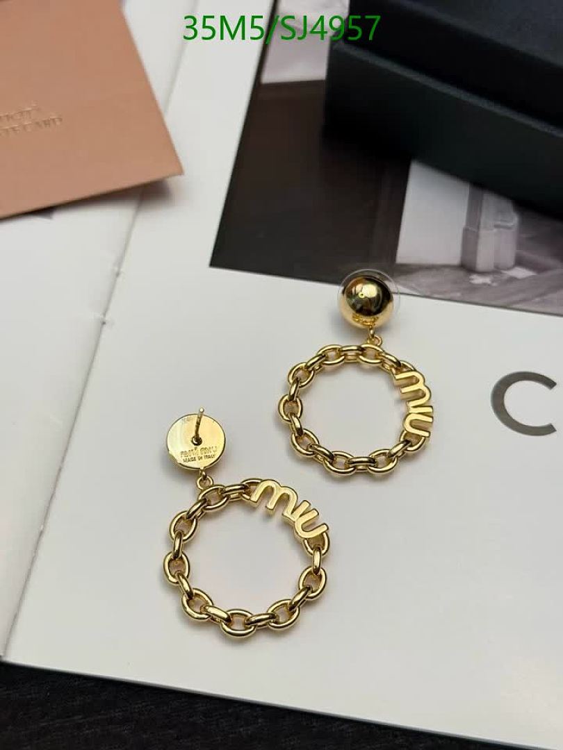 Miu Miu-Jewelry Code: SJ4957 $: 35USD