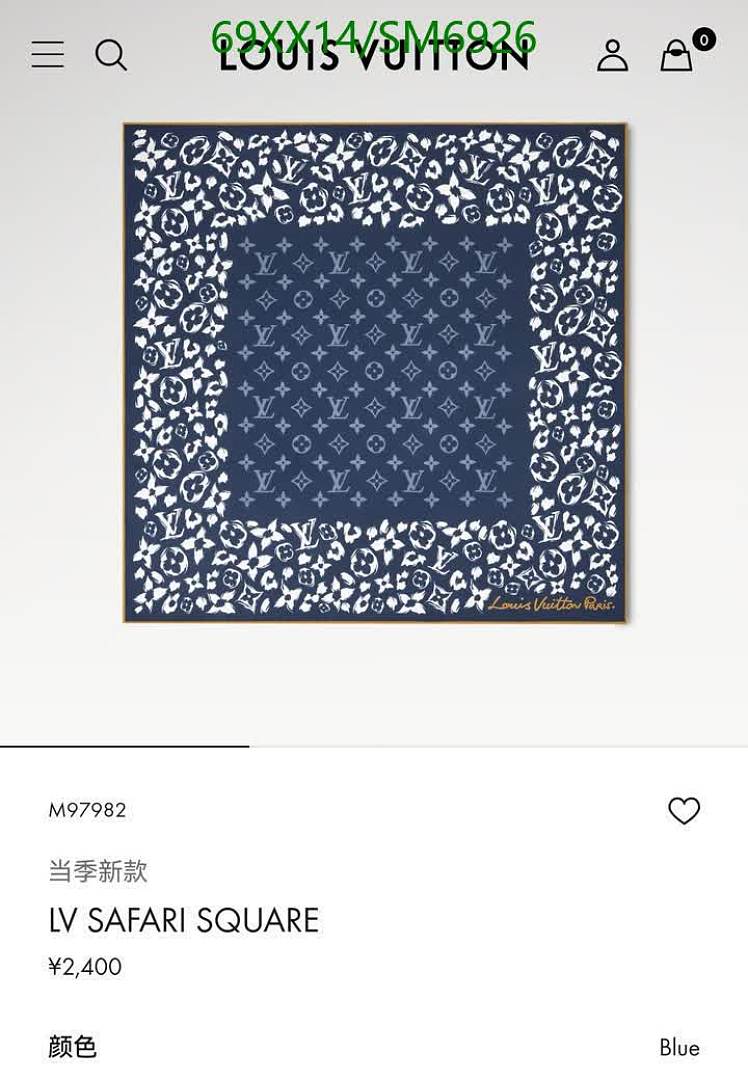 LV-Scarf Code: SM6926 $: 69USD