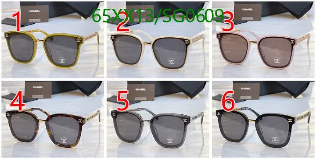 Chanel-Glasses Code: SG0609 $: 65USD