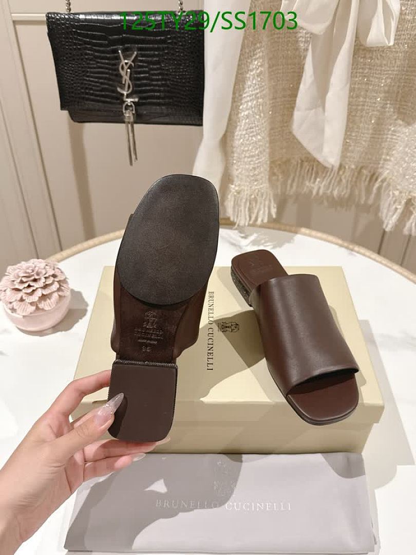 Brunello Cucinelli-Women Shoes Code: SS1703 $: 125USD