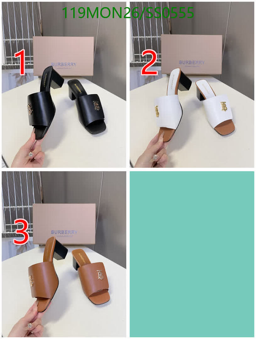 Burberry-Women Shoes Code: SS0555 $: 119USD