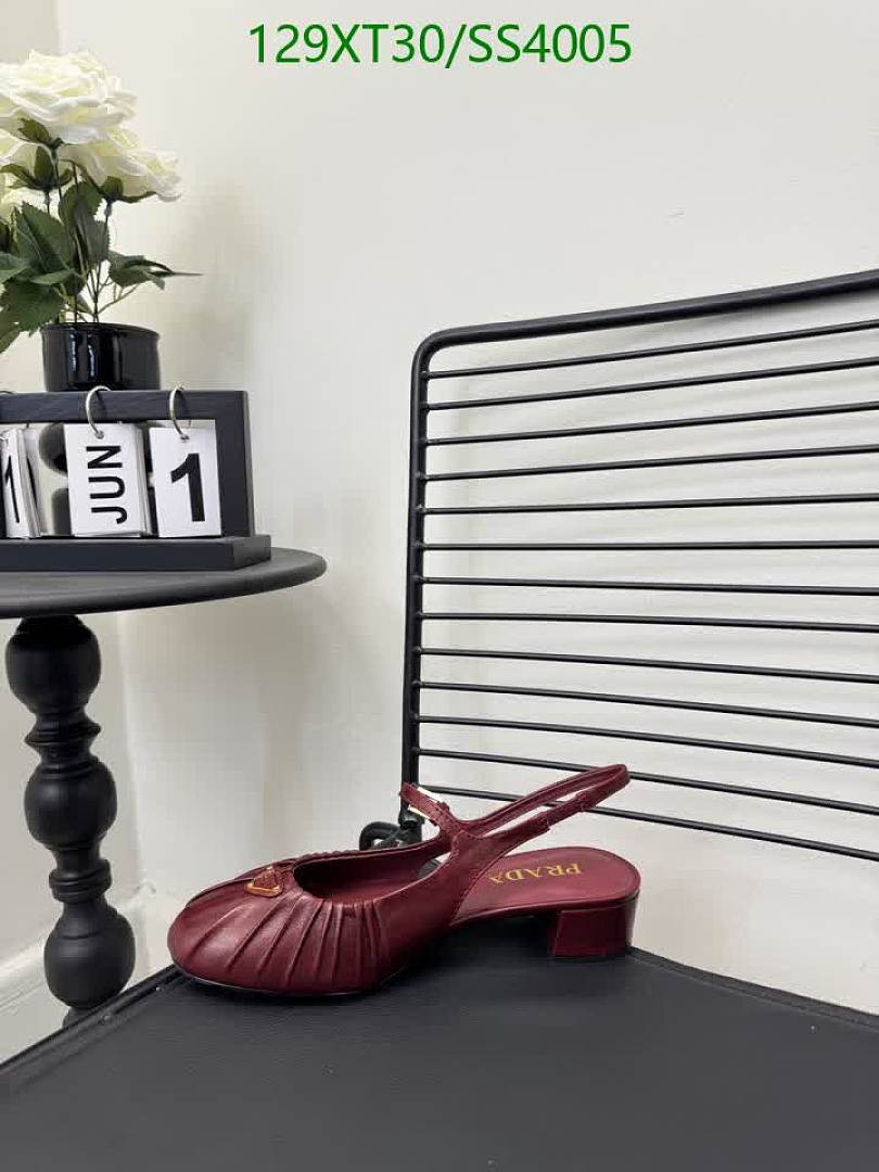 Prada-Women Shoes Code: SS4005 $: 129USD