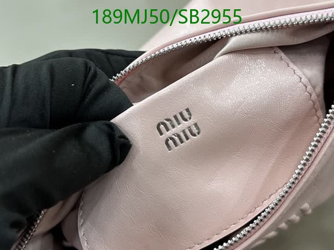 Miu Miu-Bag-Mirror Quality Code: SB2955 $: 189USD