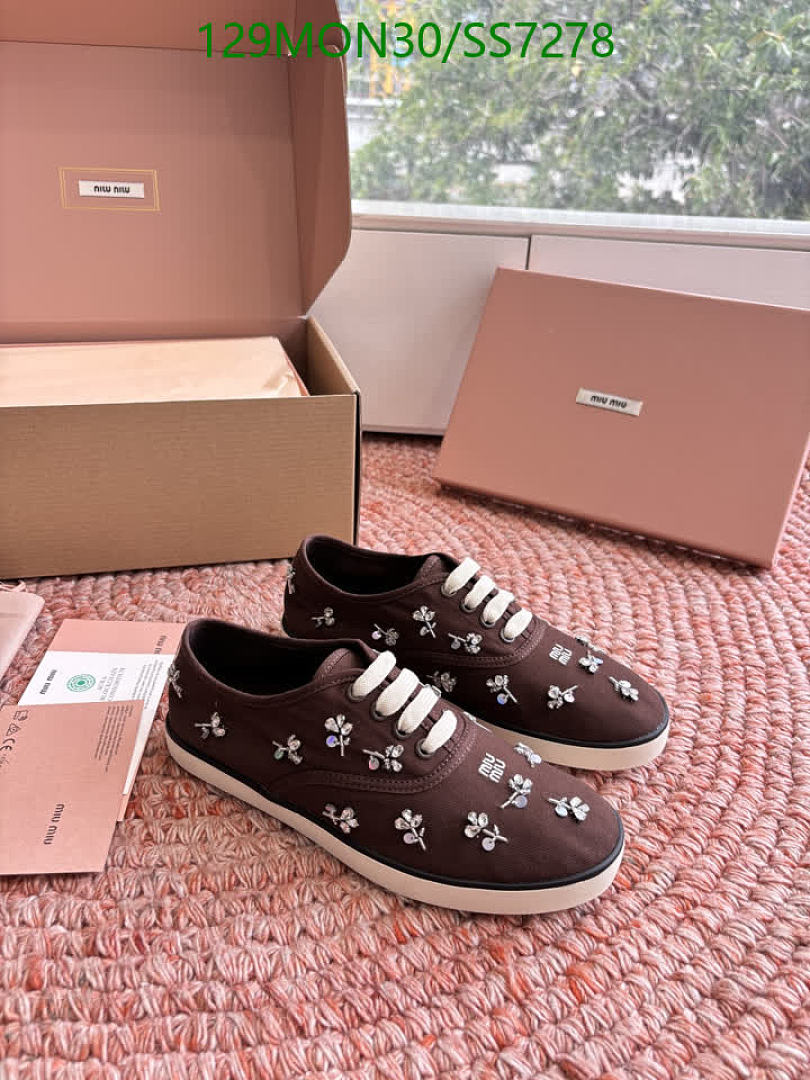 Miu Miu-Women Shoes Code: SS7278 $: 129USD