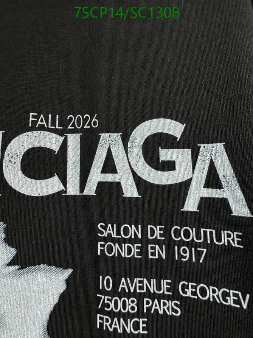 Balenciaga-Clothing Code: SC1308 $: 75USD
