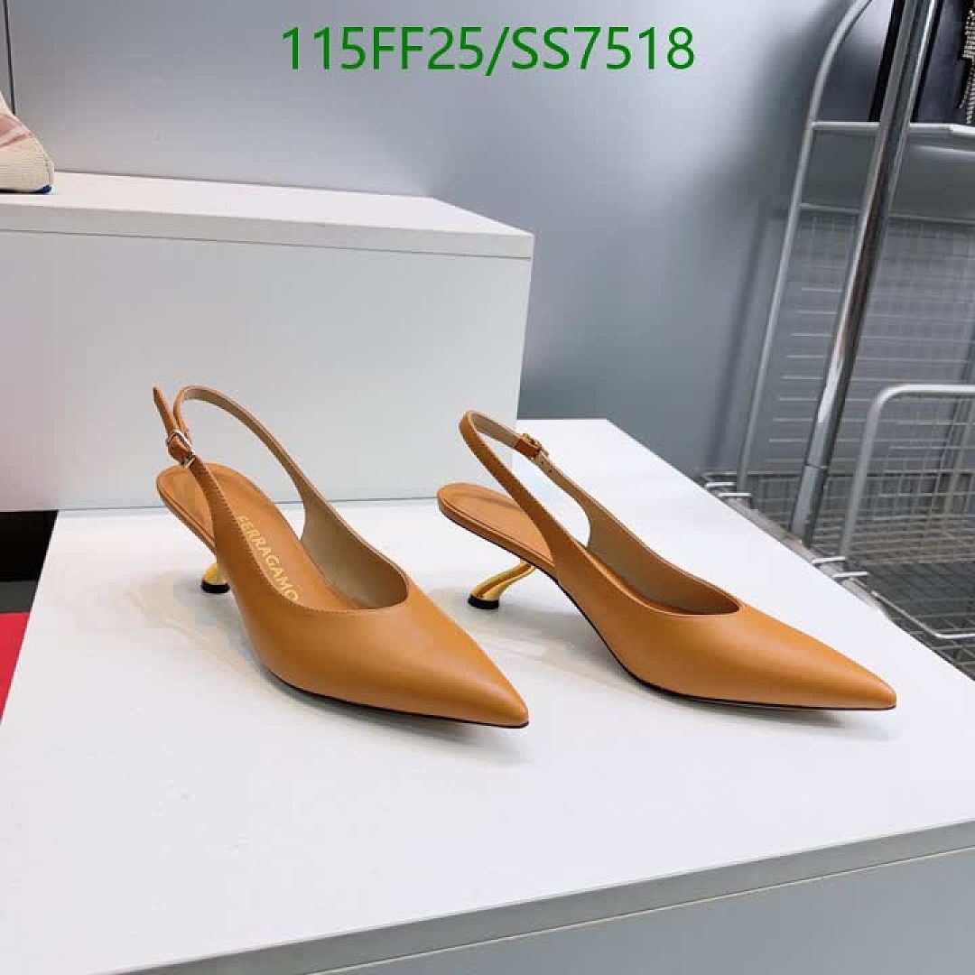 Ferragamo-Women Shoes Code: SS7518 $: 115USD